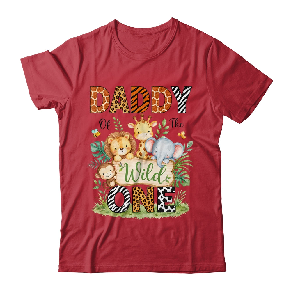 Daddy Of The Wild One First Birthday Boy Jungle Safari Shirt & Hoodie | teecentury