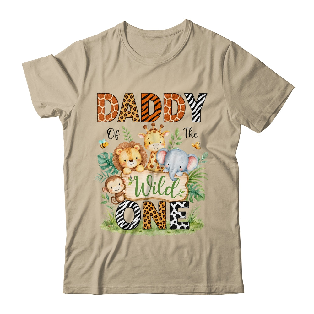 Daddy Of The Wild One First Birthday Boy Jungle Safari Shirt & Hoodie | teecentury