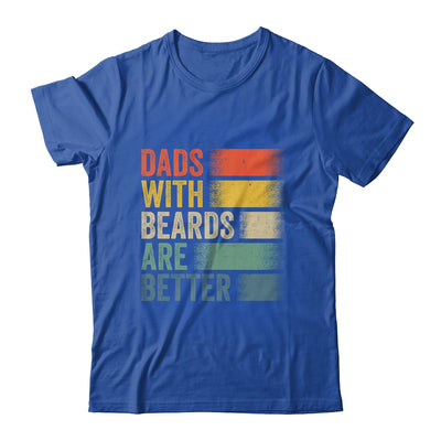 Dads With Beards Are Better Funny Dad Fathers Day Retro Shirt & Hoodie | teecentury