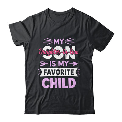Daughter-in-Law Favorite Child For Mother-in-Law Mothers Day Shirt & Tank Top | teecentury