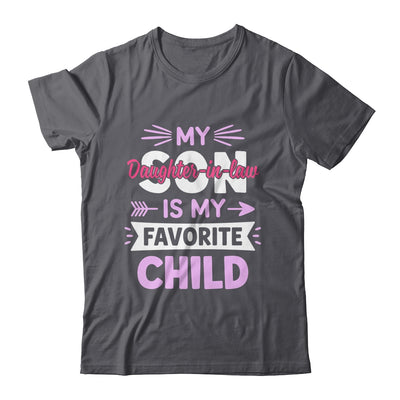 Daughter-in-Law Favorite Child For Mother-in-Law Mothers Day Shirt & Tank Top | teecentury