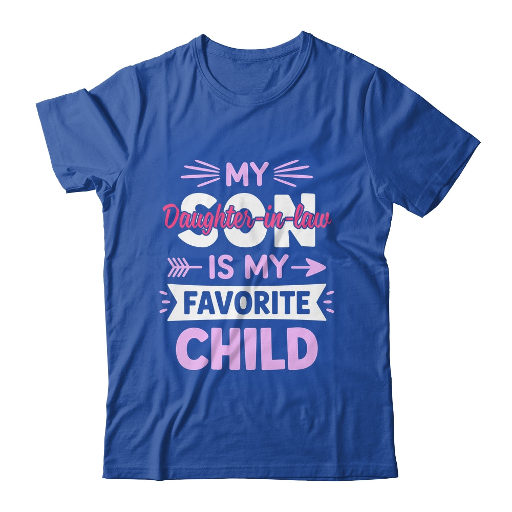 Daughter-in-Law Favorite Child For Mother-in-Law Mothers Day Shirt & Tank Top | teecentury