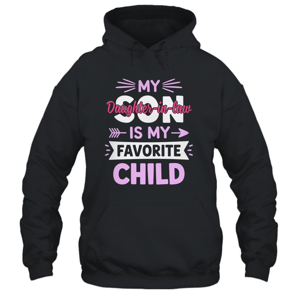 Daughter-in-Law Favorite Child For Mother-in-Law Mothers Day Shirt & Tank Top | teecentury