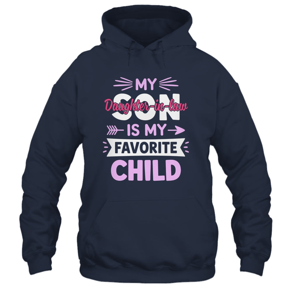 Daughter-in-Law Favorite Child For Mother-in-Law Mothers Day Shirt & Tank Top | teecentury
