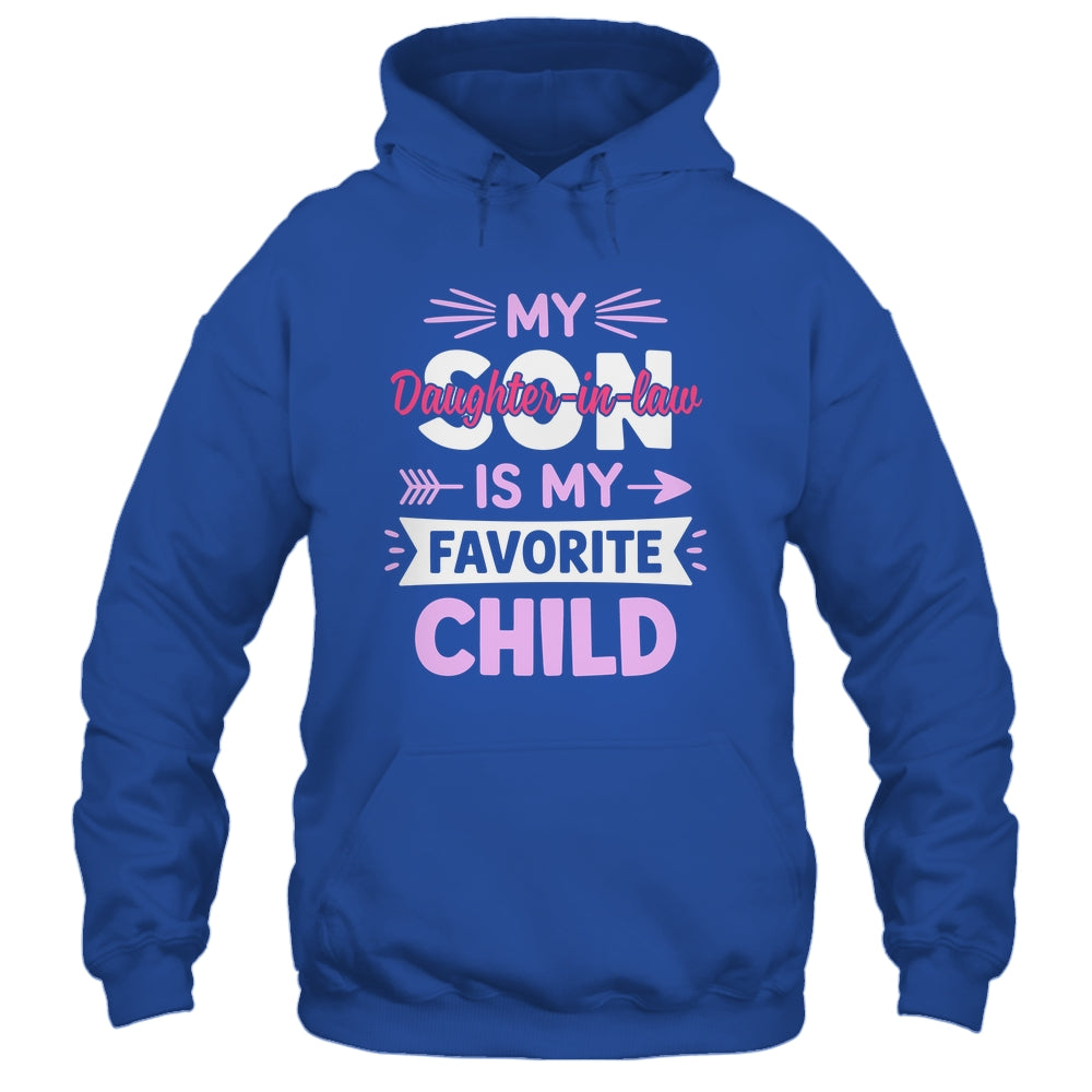 Daughter-in-Law Favorite Child For Mother-in-Law Mothers Day Shirt & Tank Top | teecentury