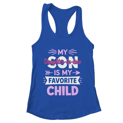 Daughter-in-Law Favorite Child For Mother-in-Law Mothers Day Shirt & Tank Top | teecentury