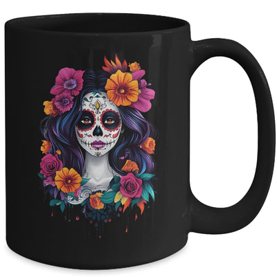 De Los Muertos 2024 La Catrina Day Of Dead Sugar Skull Mug | teecentury