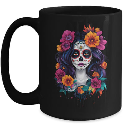 De Los Muertos 2024 La Catrina Day Of Dead Sugar Skull Mug | teecentury