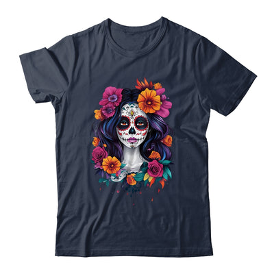 De Los Muertos 2024 La Catrina Day Of Dead Sugar Skull Shirt & Hoodie | teecentury