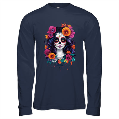 De Los Muertos 2024 La Catrina Day Of Dead Sugar Skull Shirt & Hoodie | teecentury