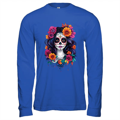 De Los Muertos 2024 La Catrina Day Of Dead Sugar Skull Shirt & Hoodie | teecentury
