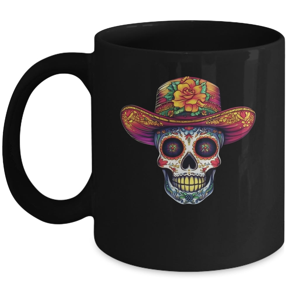 De Los Muertos Day Dead Sugar Skull Halloween Women Men Mug | teecentury