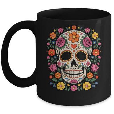 De Los Muertos Day Of Dead Sugar Skull Halloween Mexican Women Mug | teecentury
