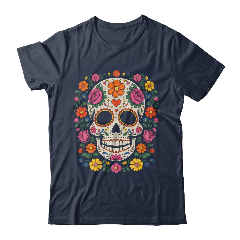 De Los Muertos Day Of Dead Sugar Skull Halloween Mexican Women Shirt & Hoodie | teecentury