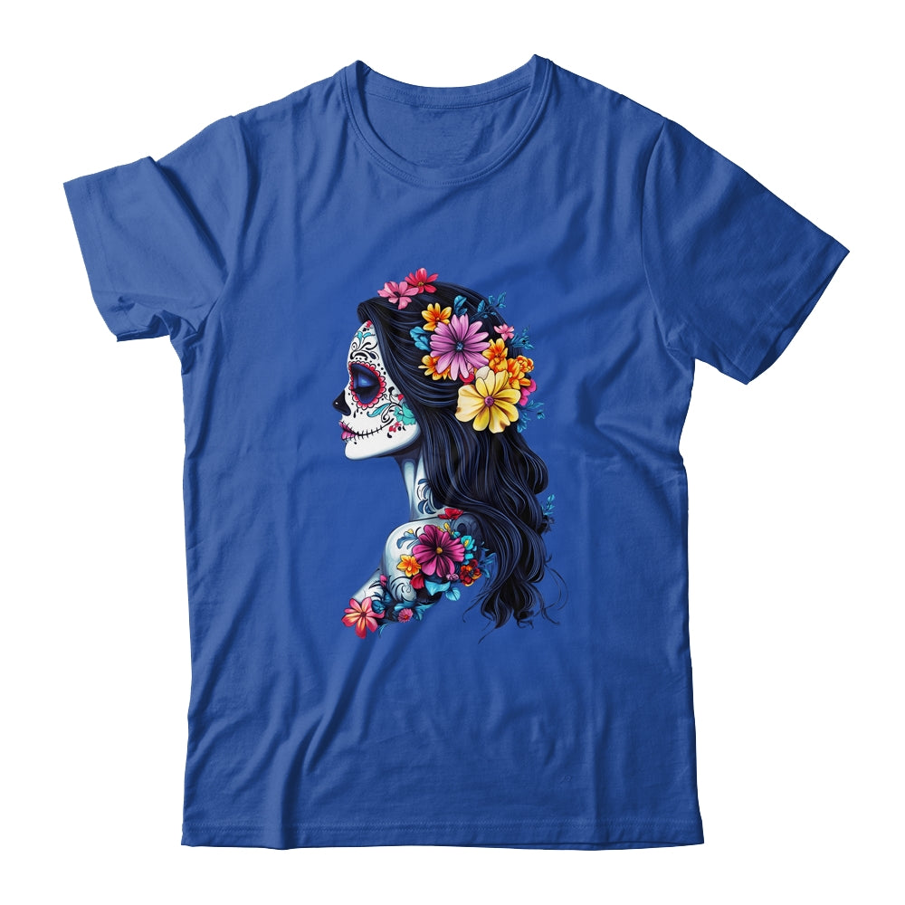 De Los Muertos La Catrina Day Of Dead Mexican Sugar Skull Shirt & Hoodie | teecentury