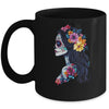 De Los Muertos La Catrina Day Of Dead Mexican Sugar Skull Mug | teecentury