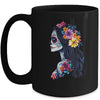 De Los Muertos La Catrina Day Of Dead Mexican Sugar Skull Mug | teecentury
