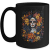 De Los Muertos La Catrina Day Of Dead Sugar Skull Halloween Mug | teecentury