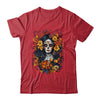 De Los Muertos La Catrina Day Of Dead Sugar Skull Halloween Shirt & Sweatshirt | teecentury