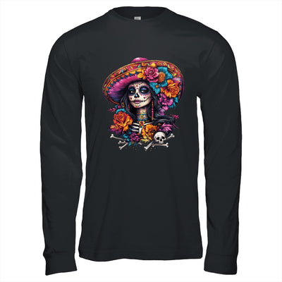 De Los Muertos La Catrina Day Of Dead Sugar Skull Women Shirt & Hoodie | teecentury