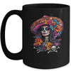 De Los Muertos La Catrina Day Of Dead Sugar Skull Women Mug | teecentury
