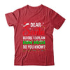 Dear Santa I Can Explain Funny Christmas Kids Adults Shirt & Sweatshirt | teecentury