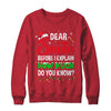 Dear Santa I Can Explain Funny Christmas Kids Adults Shirt & Sweatshirt | teecentury