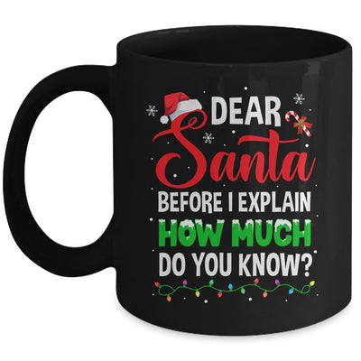 Dear Santa I Can Explain Funny Christmas Kids Adults Mug | teecentury