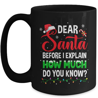 Dear Santa I Can Explain Funny Christmas Kids Adults Mug | teecentury