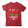 Dear Santa It Was Her Fault Funny Christmas Couples Shirt & Sweatshirt | teecentury