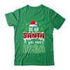 Dear Santa It Was Papa's Idea Christmas Santa Hat Candy Cane Shirt & Sweatshirt | teecentury