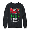 Dear Santa It Was Their Fault Funny Christmas Couples Shirt & Sweatshirt | teecentury