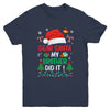 Dear Santa My Brother Did It Funny Christmas Boys Kids Girls Youth Shirt | teecentury