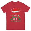 Dear Santa My Brother Did It Funny Christmas Boys Kids Girls Youth Shirt | teecentury