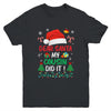 Dear Santa My Cousin Did It Funny Christmas Boys Kids Girls Youth Shirt | teecentury