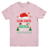 Dear Santa My Sister Did It Funny Christmas Girls Kids Boys Youth Shirt | teecentury