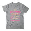 December 1945 80 Years Of Being Awesome Retro 80th Birthday Shirt & Tank Top | teecentury