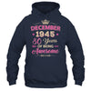 December 1945 80 Years Of Being Awesome Retro 80th Birthday Shirt & Tank Top | teecentury