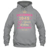 December 1945 80 Years Of Being Awesome Retro 80th Birthday Shirt & Tank Top | teecentury