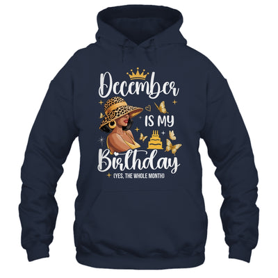 December Is My Birthday African American Woman Birthday Queen Shirt & Tank Top | teecentury