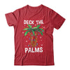 Deck The Palms Tropical Hawaii Christmas Palm Tree Lights Shirt & Sweatshirt | teecentury