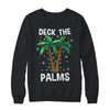 Deck The Palms Tropical Hawaii Christmas Palm Tree Lights Shirt & Sweatshirt | teecentury