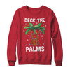 Deck The Palms Tropical Hawaii Christmas Palm Tree Lights Shirt & Sweatshirt | teecentury