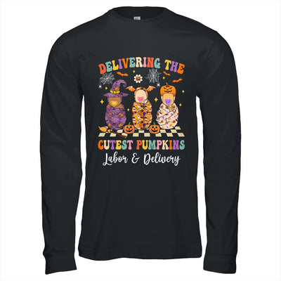 Delivering Cutest Pumpkins Labor Delivery Nurse Halloween Shirt & Hoodie | teecentury