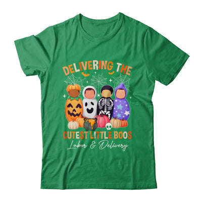 Delivering The Cutest Boos Labor & Delivery Halloween Nurse Shirt & Sweatshirt | teecentury