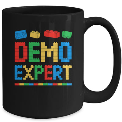 Demo Expert Master Builder Block Building Brick Builder Kid Mug | teecentury