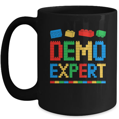 Demo Expert Master Builder Block Building Brick Builder Kid Mug | teecentury