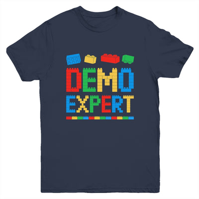 Demo Expert Master Builder Block Building Brick Builder Kid Youth Shirt | teecentury