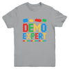 Demo Expert Master Builder Block Building Brick Builder Kid Youth Shirt | teecentury