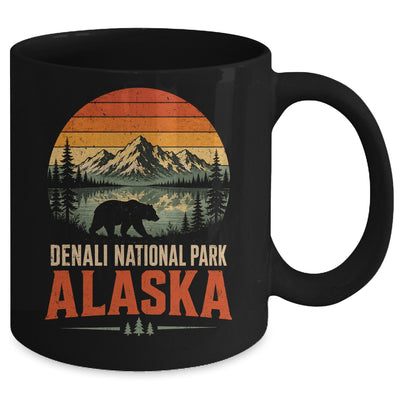 Denali National Park Alaska Moose Retro Sunset Outdoor Hiking Mug | teecentury
